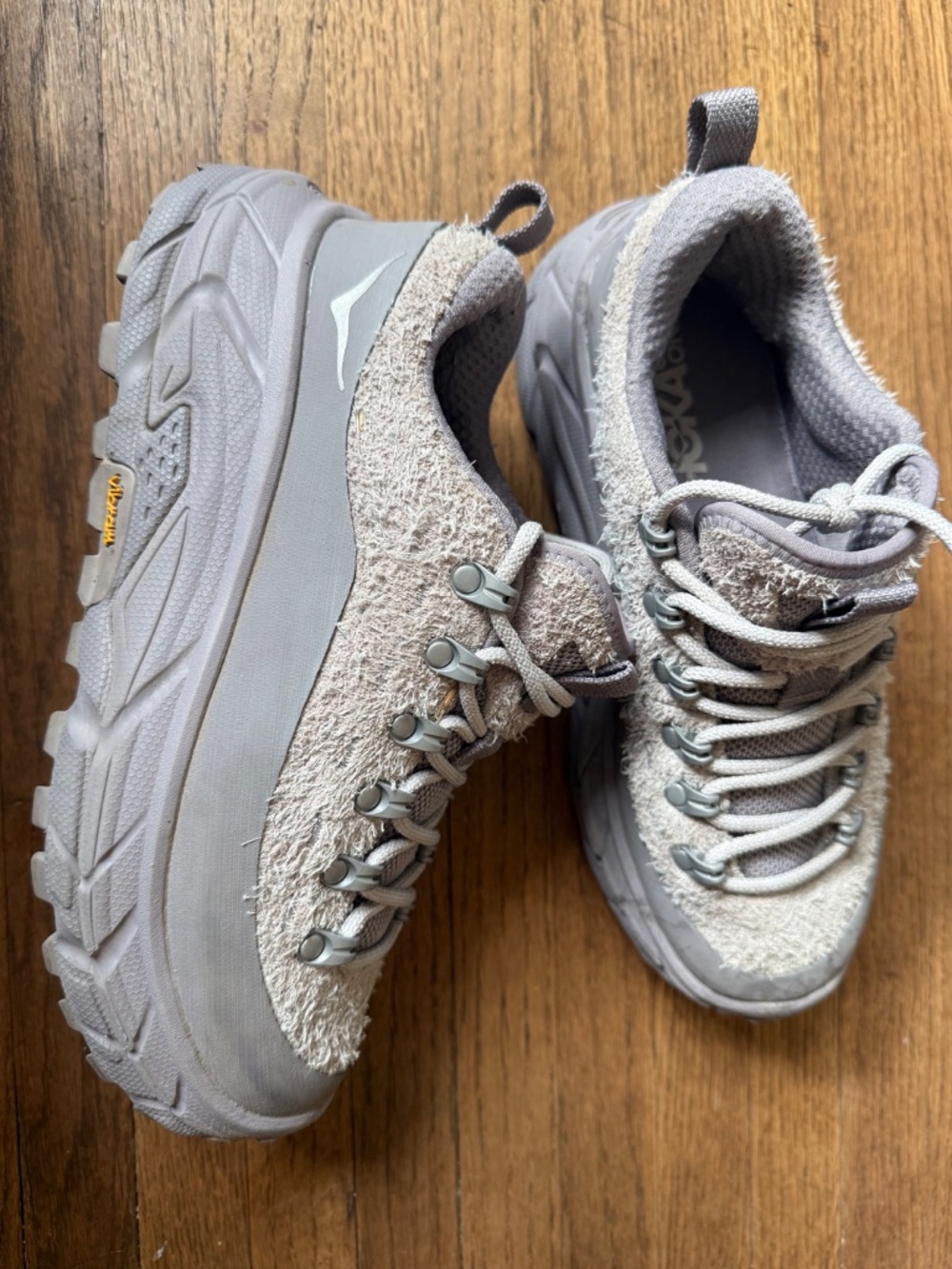 Used HOKA Elite Terrain System Tor Summit purple lavender hiking work womens 7 - Picture 4 of 7